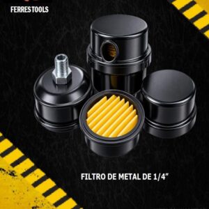 ft filtro de metal 1 4in
