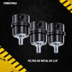 ft filtro de metal 3 8in