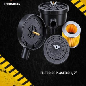 ft filtro de plastico 1 2in