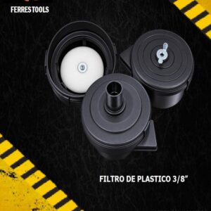 ft filtro de plastico 3 8in